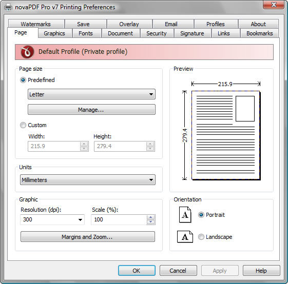 NovaPDF Pro Screenshot